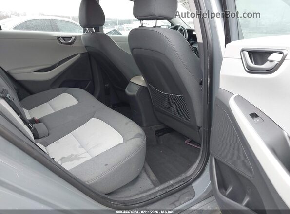 KMHC75LJXLU073993 2020 HYUNDAI IONIQ ELECTRIC Turquoise VIN კოდის სტიკერის ხედი