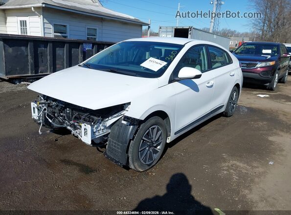 KMHC75LJXMU081853 2021 HYUNDAI IONIQ ELECTRIC White Front left