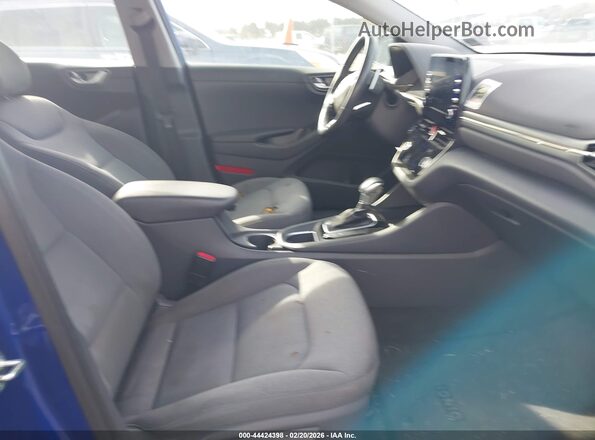 KMHC85LC4NU269719 2022 HYUNDAI IONIQ HYBRID Blue წინა სალონის ხედი