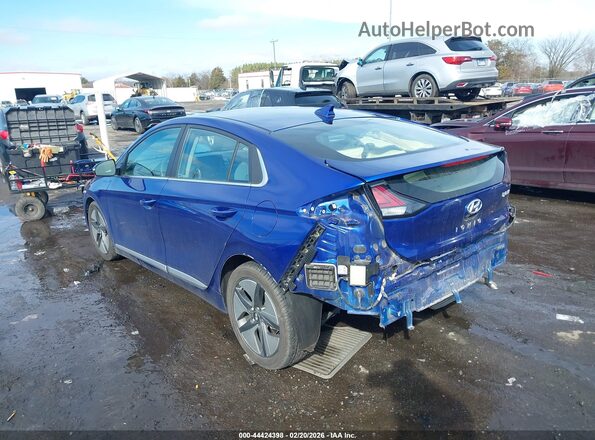 KMHC85LC4NU269719 2022 HYUNDAI IONIQ HYBRID Blue უკანა მარცხენა