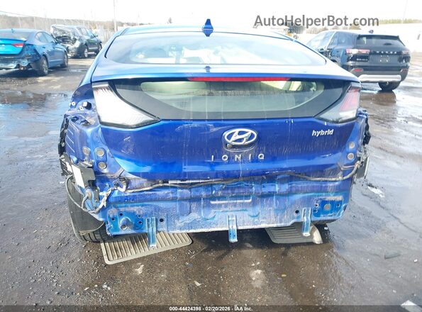 KMHC85LC4NU269719 2022 HYUNDAI IONIQ HYBRID Blue წინა ხედი