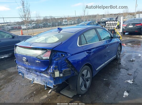 KMHC85LC4NU269719 2022 HYUNDAI IONIQ HYBRID Blue უკანა მარჯვენა