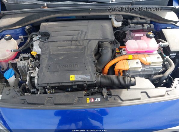 KMHC85LC4NU269719 2022 HYUNDAI IONIQ HYBRID Blue უკანა ხედი