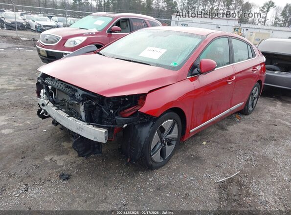 KMHC85LC8NU266497 2022 HYUNDAI IONIQ HYBRID Красный Передняя левая четверть