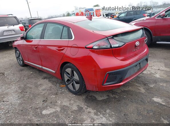 KMHC85LC8NU266497 2022 HYUNDAI IONIQ HYBRID Красный Задняя левая четверть