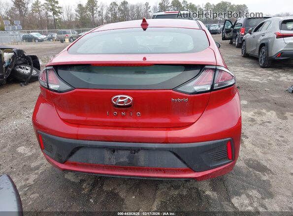 KMHC85LC8NU266497 2022 HYUNDAI IONIQ HYBRID Красный 