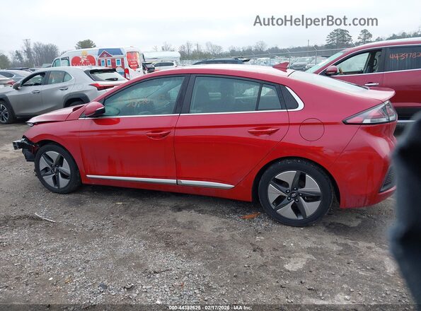 KMHC85LC8NU266497 2022 HYUNDAI IONIQ HYBRID Красный 