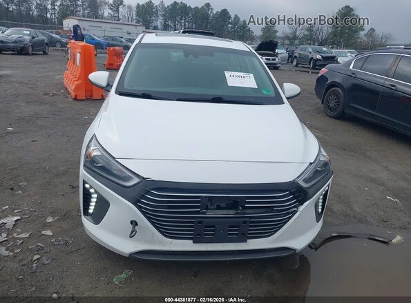 KMHC85LCXKU124292 2019 HYUNDAI IONIQ HYBRID Белый Вид щитка приборов