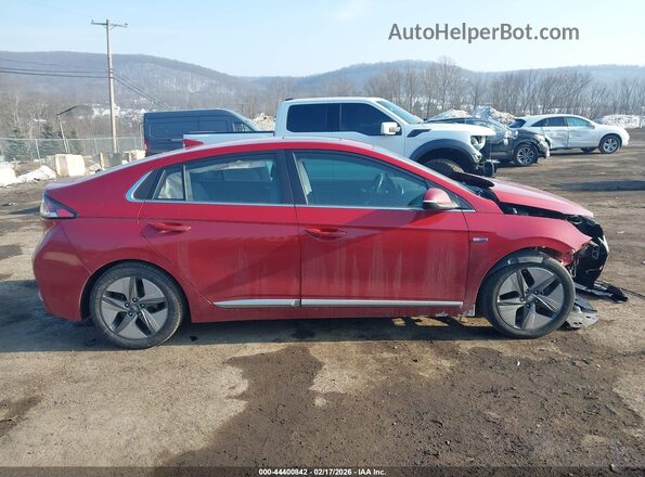 KMHC85LCXLU232882 2020 HYUNDAI IONIQ HYBRID Red 