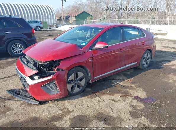 KMHC85LCXLU232882 2020 HYUNDAI IONIQ HYBRID Red 