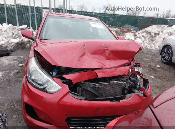 KMHCT4AE2GU120788 2016 HYUNDAI ACCENT Red ხელსაწყოთა პანელის ხედი