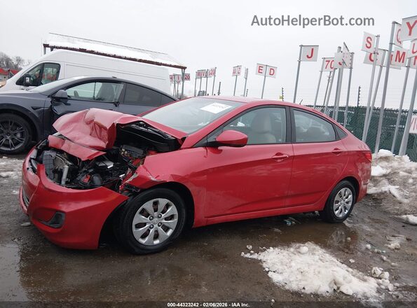 KMHCT4AE2GU120788 2016 HYUNDAI ACCENT Red სალონის 360-გრადუსიანი ხედი