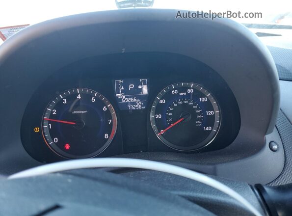 KMHCT4AE3HU310441 2017 HYUNDAI ACCENT Gray Instrument cluster view
