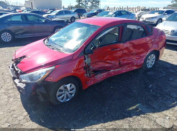 KMHCT4AE5GU128531 2016 HYUNDAI ACCENT Red Przód lewy