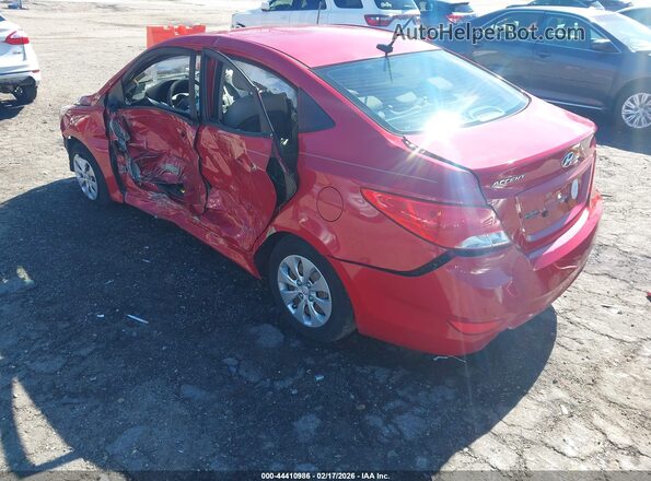 KMHCT4AE5GU128531 2016 HYUNDAI ACCENT Red Widok z przodu