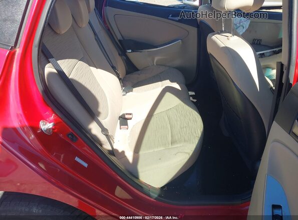 KMHCT4AE5GU128531 2016 HYUNDAI ACCENT Red Widok naklejki z numerem VIN