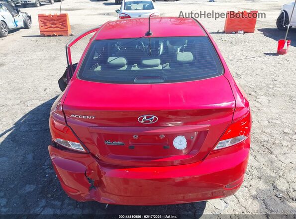 KMHCT4AE5GU128531 2016 HYUNDAI ACCENT Red 