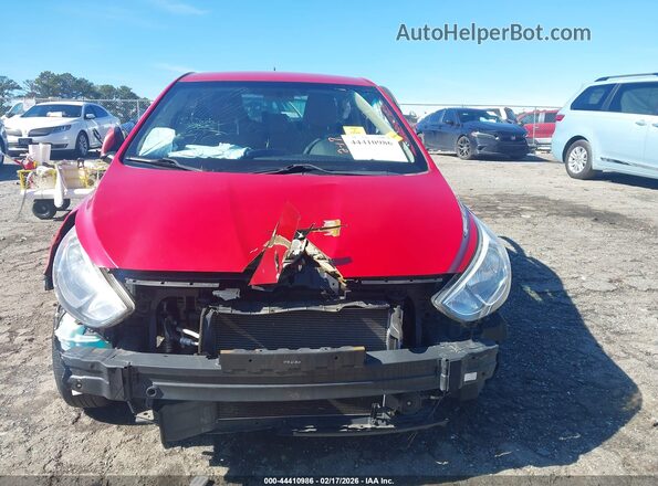 KMHCT4AE5GU128531 2016 HYUNDAI ACCENT Red Widok wnętrza z tyłu