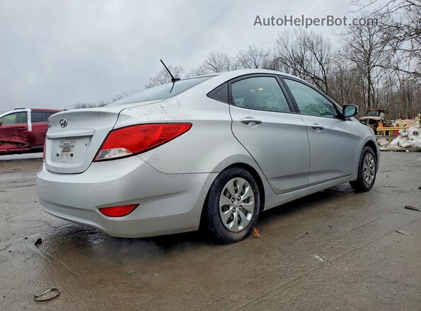 KMHCT4AE5HU281847 2017 HYUNDAI ACCENT Silver Задня права чверть