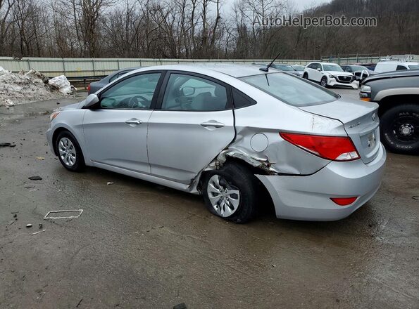 KMHCT4AE5HU281847 2017 HYUNDAI ACCENT Silver Задня ліва чверть