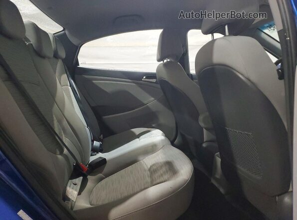 KMHCT4AE8GU028360 2016 HYUNDAI ACCENT Blue Rear seats view