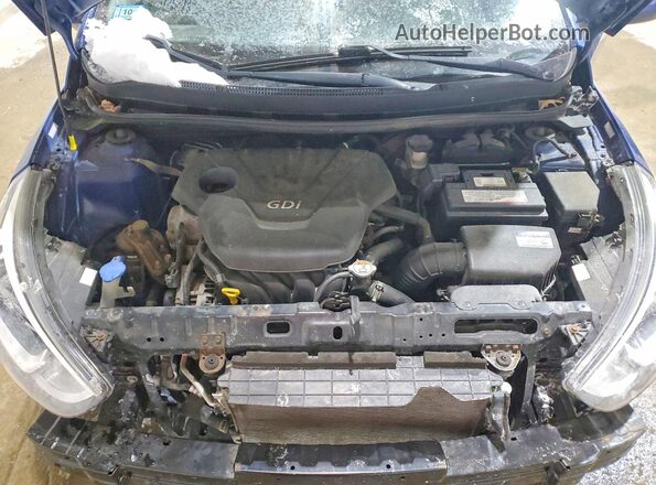 KMHCT4AE8GU028360 2016 HYUNDAI ACCENT Blue Rear interior view