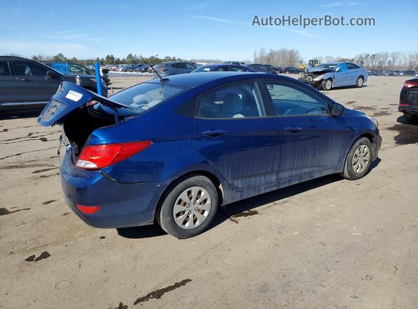 KMHCT4AE9GU972779 2016 HYUNDAI ACCENT Blue უკანა მარჯვენა