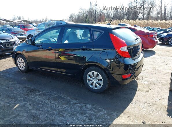 KMHCT5AE3HU347656 2017 HYUNDAI ACCENT Черный Задняя левая четверть