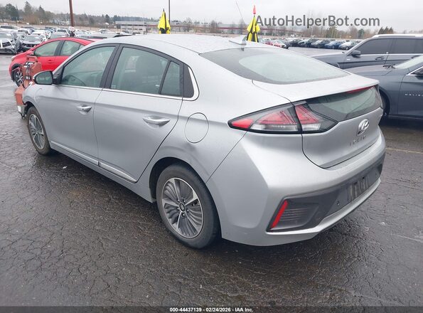 KMHCX5LD6MU250096 2021 HYUNDAI IONIQ PLUG-IN HYBRID Silver Trasero izquierdo