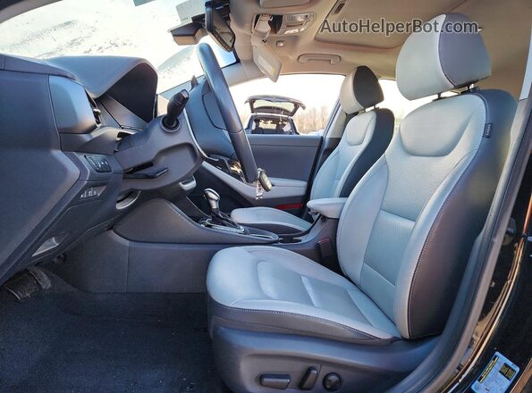 KMHCX5LD9MU259441 2021 HYUNDAI IONIQ Charcoal Front interior view