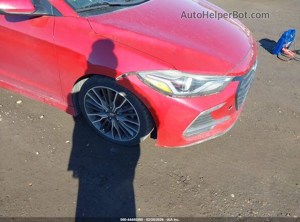 KMHD04LB1JU586221 2018 HYUNDAI ELANTRA Red Вид спереду