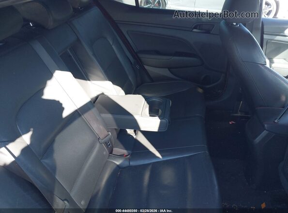 KMHD04LB1JU586221 2018 HYUNDAI ELANTRA Red Вид наклейки з VIN-кодом