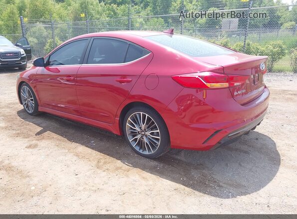KMHD04LB2HU328963 2017 HYUNDAI ELANTRA Red 