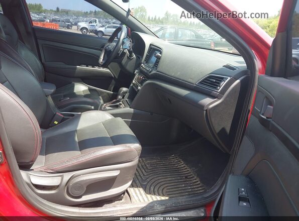 KMHD04LB2HU328963 2017 HYUNDAI ELANTRA Red 