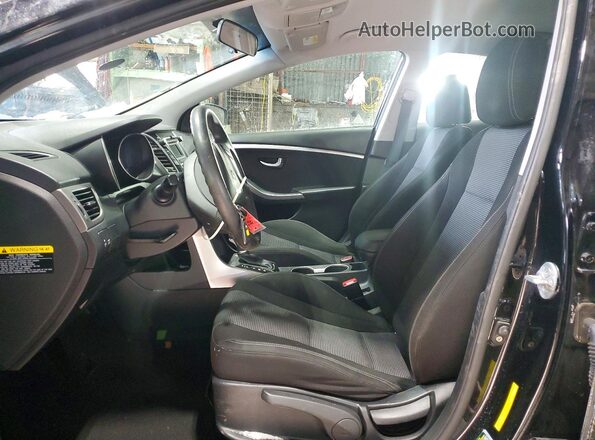 KMHD35LH3GU286805 2016 HYUNDAI ELANTRA Black Вид салону спереду