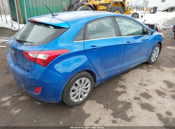 KMHD35LH3HU377591 2017 HYUNDAI ELANTRA GT Blue Trasero derecho