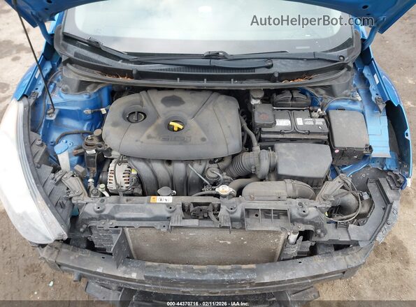 KMHD35LH3HU377591 2017 HYUNDAI ELANTRA GT Blue Vista trasera