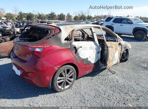 KMHD35LH5GU335132 2016 HYUNDAI ELANTRA GT Red Задня права чверть