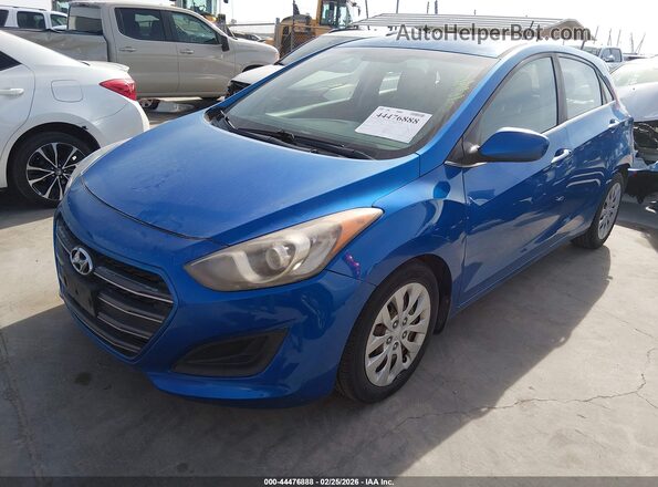KMHD35LH7HU382552 2017 HYUNDAI ELANTRA GT Blue 