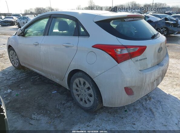KMHD35LH8HU376758 2017 HYUNDAI ELANTRA GT Белый Задняя левая четверть