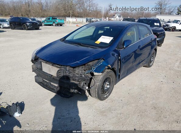 KMHD35LHXGU272416 2016 HYUNDAI ELANTRA GT Blue წინა მარცხენა ხედი სამი მეოთხედიდან