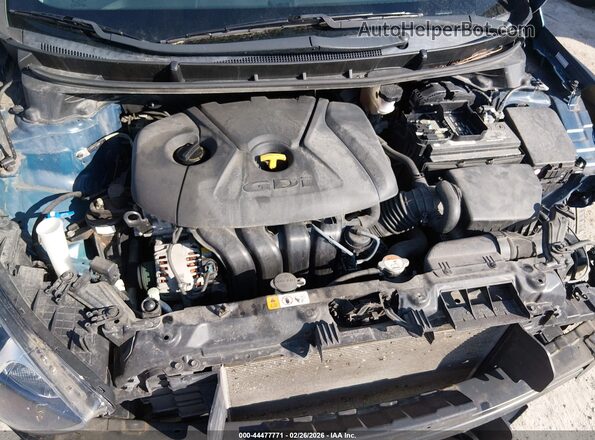 KMHD35LHXGU272416 2016 HYUNDAI ELANTRA GT Blue უკანა ხედი
