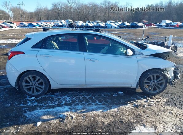 KMHD35LHXHU354602 2017 HYUNDAI ELANTRA GT White 