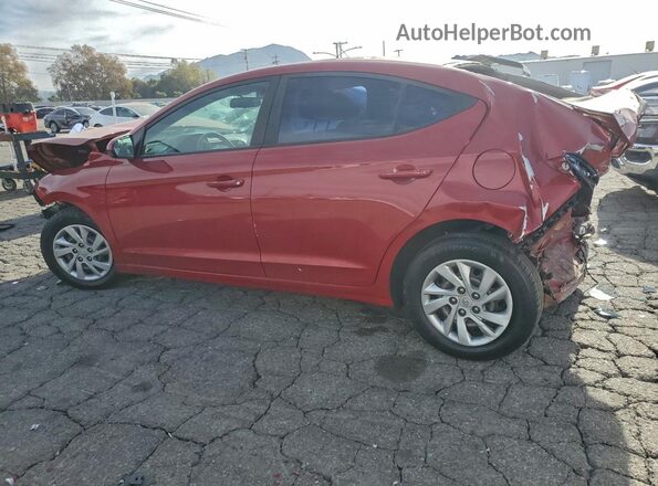 KMHD74LF2KU807440 2019 HYUNDAI ELANTRA Red Հետևի ձախ