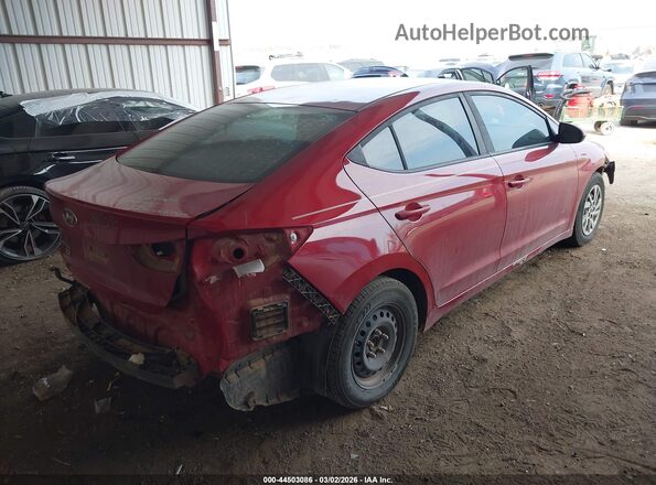 KMHD74LF3JU612283 2018 HYUNDAI ELANTRA Red Tył prawy