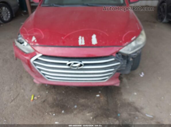 KMHD74LF3JU612283 2018 HYUNDAI ELANTRA Red Widok z przodu