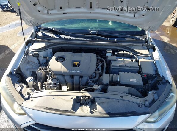 KMHD74LF6JU609331 2018 HYUNDAI ELANTRA Серебряный Вид сзади
