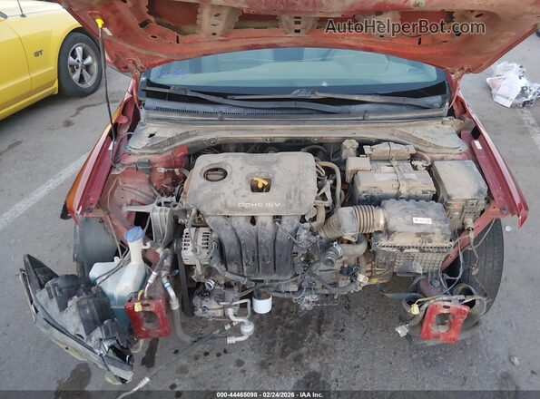 KMHD74LF8HU128636 2017 HYUNDAI ELANTRA Red Widok z tyłu