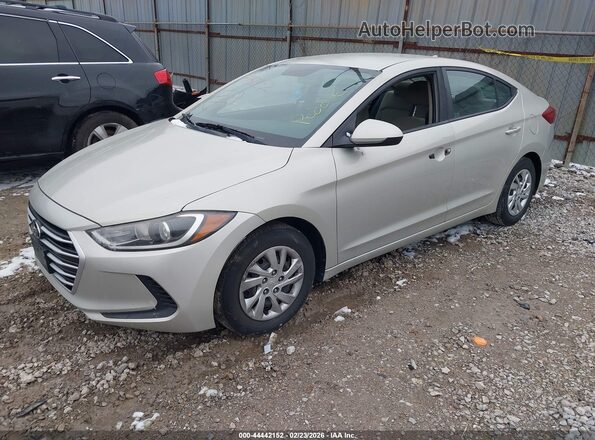 KMHD74LF9HU071475 2017 HYUNDAI ELANTRA Gold წინა მარცხენა ხედი სამი მეოთხედიდან