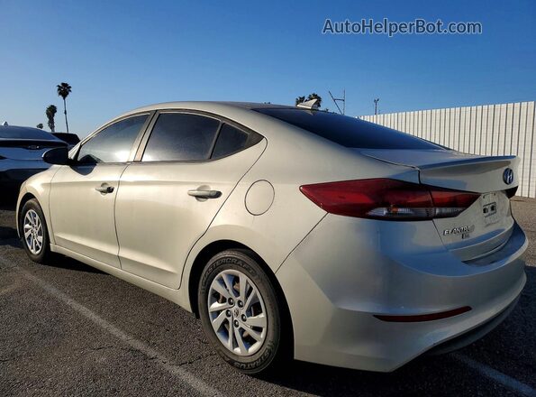 KMHD74LFXHU092531 2017 HYUNDAI ELANTRA Silver Tył lewy